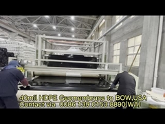 Thickness 2000 Microns Mining Industry HDPE Geomembrane Liner Waterproof And Anti-Seepage Project