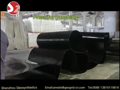 How to manufacture PP & HDPE  uniaxial/biaxial geogrids ?