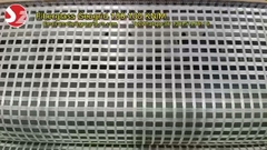 100KN  Fiberglass geogrid Reinforcement asphalt pavement